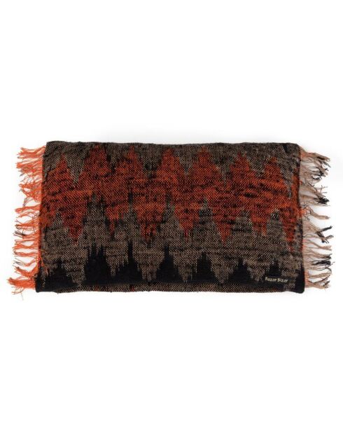 Housse de coussin Oh My Gee noir/orange - 30x50 cm