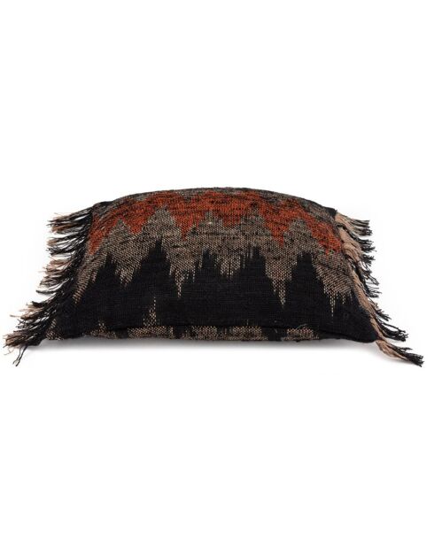 Housse de coussin Oh My Gee noir/orange - 40x40 cm