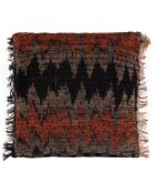 Housse de coussin Oh My Gee noir/orange - 40x40 cm