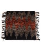Housse de coussin Oh My Gee noir/orange - 40x40 cm