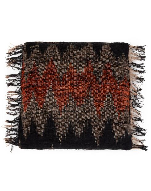 Housse de coussin Oh My Gee noir/orange - 40x40 cm