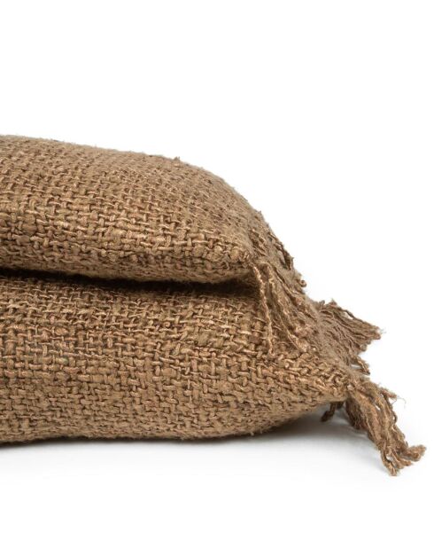 Housse de coussin Oh My Gee marron - 30x50 cm