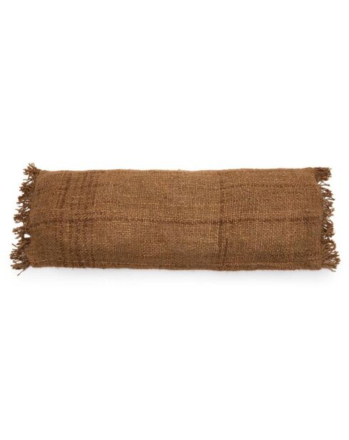 Housse de coussin Oh My Gee marron - 35x100 cm