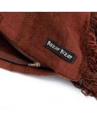 Housse de coussin en Velours Oh My Gee bordeaux - 30x50 cm