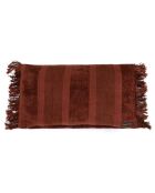 Housse de coussin en Velours Oh My Gee bordeaux - 30x50 cm