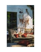 Housse de coussin en Velours Oh My Gee bordeaux - 30x50 cm