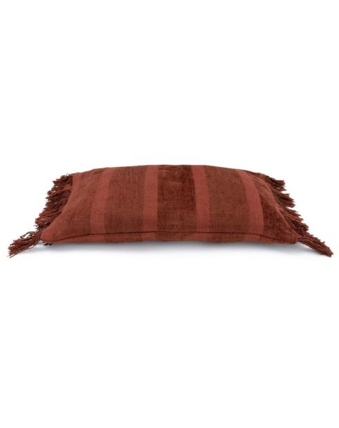 Housse de coussin en Velours Oh My Gee bordeaux - 30x50 cm