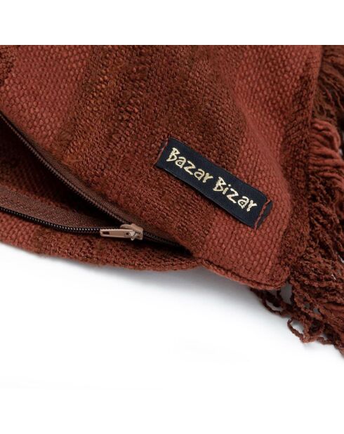 Oh My Gee Kissenbezug, 60 x 60 cm, Burgunderrot