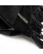 Housse de coussin en Velours Oh My Gee noire - 30x50 cm