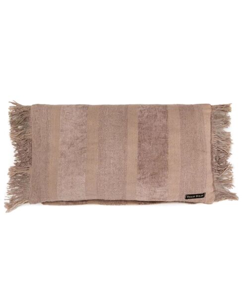 Oh My Gee Kissenhülle aus grauem Samt, 30 x 50 cm