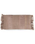 Housse de coussin en Velours Oh My Gee grise - 30x50 cm