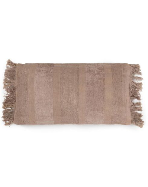 Housse de coussin en Velours Oh My Gee grise - 30x50 cm