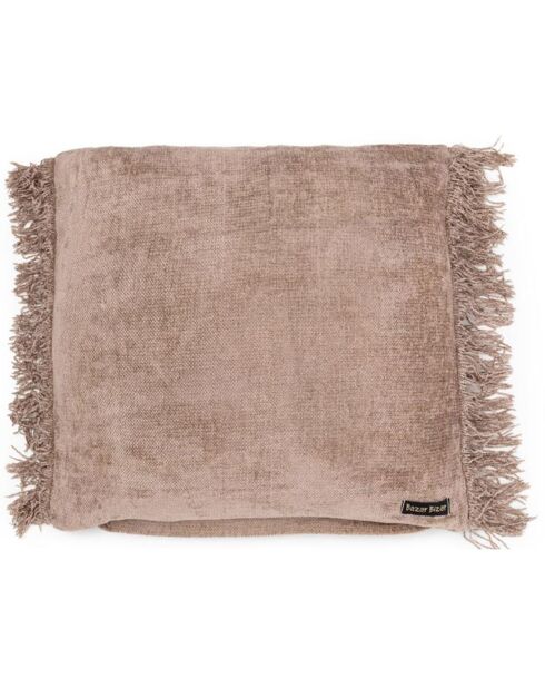 Oh My Gee Kissenhülle aus grauem Samt, 40 x 40 cm