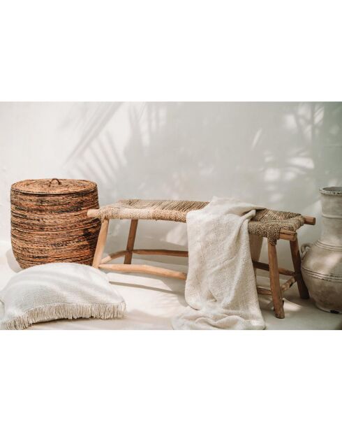 Fodera per cuscino Oh My Gee crema - 60x60 cm