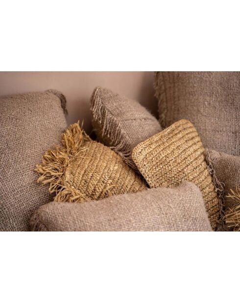 Fodera per cuscino Oh My Gee grigia - 40x40 cm