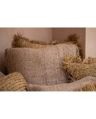 Housse de coussin Oh My Gee grise - 60x60 cm