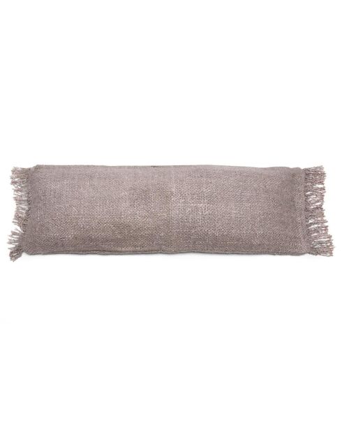 Housse de coussin Oh My Gee grise - 35x100 cm