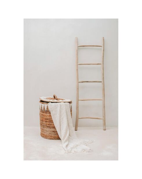 Plaid s'il vous Plaid crème - 130x170 cm