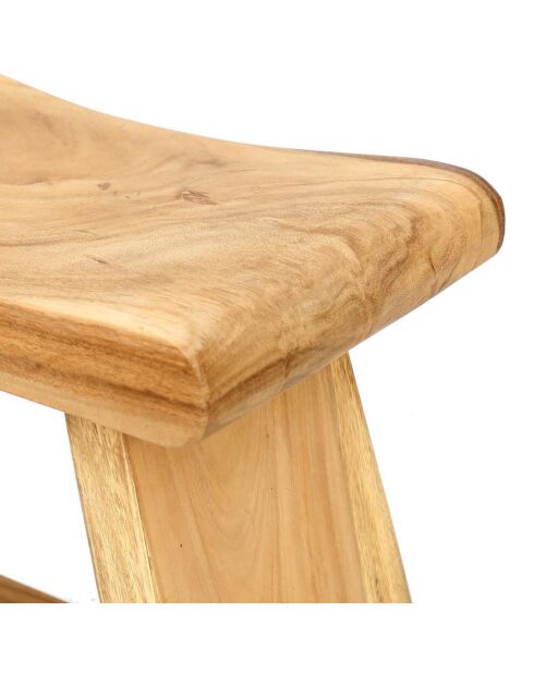 Tabouret Suar beige - 50x30x45 cm