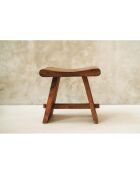 Tabouret Suar beige - 50x30x45 cm