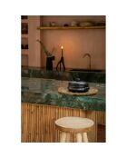Sgabello da bar beige Kedut - 35x35x75 cm