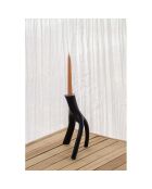 Bougeoir Triple Twig noir - 20x20x20 cm