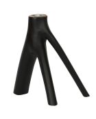Bougeoir Triple Twig noir - 20x20x20 cm