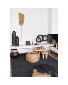 Bougeoir Triple Twig noir - 20x20x20 cm