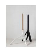 Bougeoir Triple Twig blanc - 20x20x20 cm