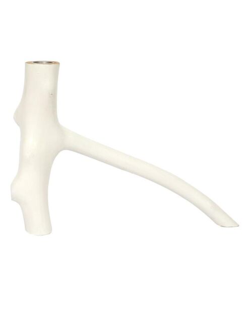 Portacandele Triple Twig bianco - 20x20x20 cm