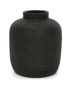 Vase Peaky L noir - D.19xH.22 cm