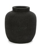 Vase Peaky S noir - D.13xH.14 cm