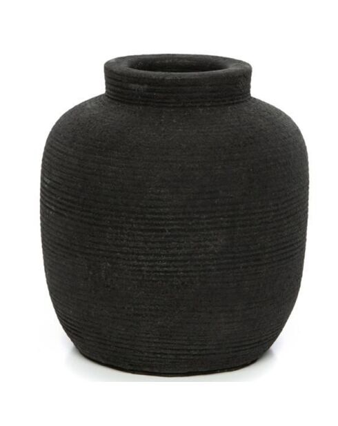 Vase Peaky S noir - D.13xH.14 cm