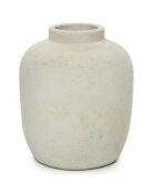 Vase Peaky L gris - D.19xH.22 cm