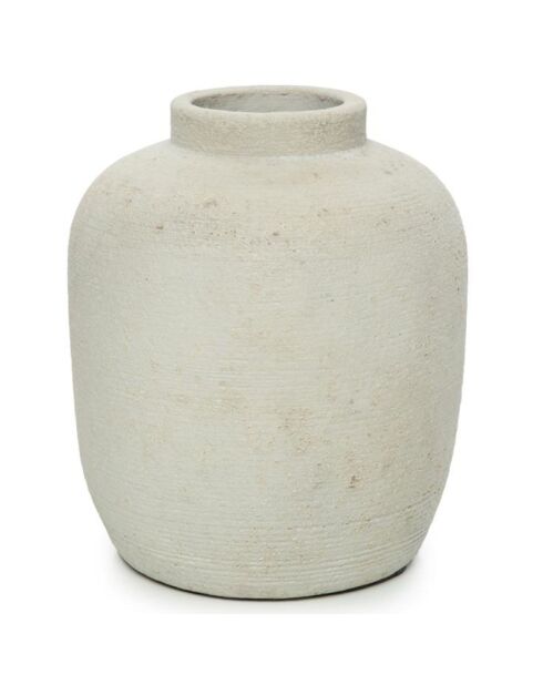 Vase Peaky L gris - D.19xH.22 cm