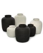 Vase Peaky S gris - D.13xH.14 cm
