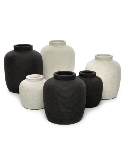 Vase Peaky S gris - D.13xH.14 cm