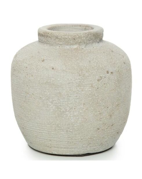 Vase Peaky S gris - D.13xH.14 cm
