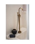 Vase Styly S noir/beige - D.25xH.19 cm