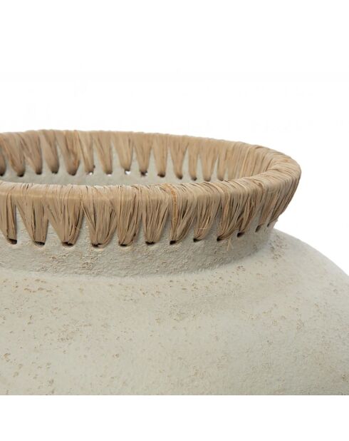 Vase Styly S gris/beige - D.25xH.19 cm