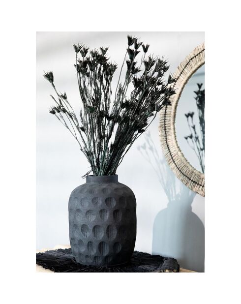 Vase Trendy S noir - D.13xH.14 cm