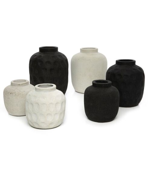 Vase Trendy S gris - D.14xH.14 cm