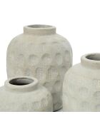 Vase Trendy M gris - D.16xH.18 cm