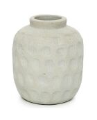 Vase Trendy M gris - D.16xH.18 cm