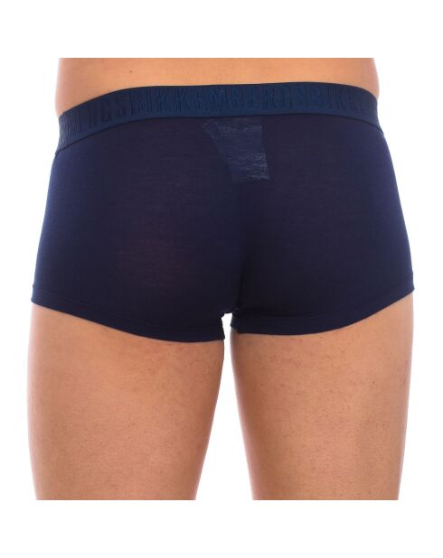 2 Boxers Mode Bambou bleu marine