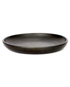 Assiette classique brulée noire - D.20 cm