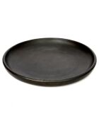 Assiette classique brulée noire - D.20 cm