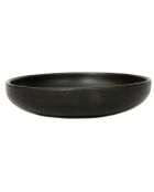 Assiette creuse brulée noire - D.22 cm