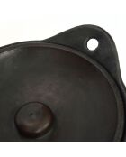 Plat Pot brulé noir - 26x21x10 cm