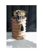 Tabouret Galapagos beige - D.30xH.45 cm